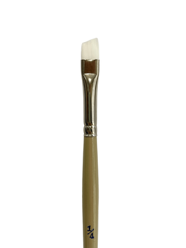 Das - White Taklon Angular Brush 1/4" (S9950)