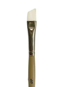Das - White Taklon Angular Brush 3/8" (S9950)