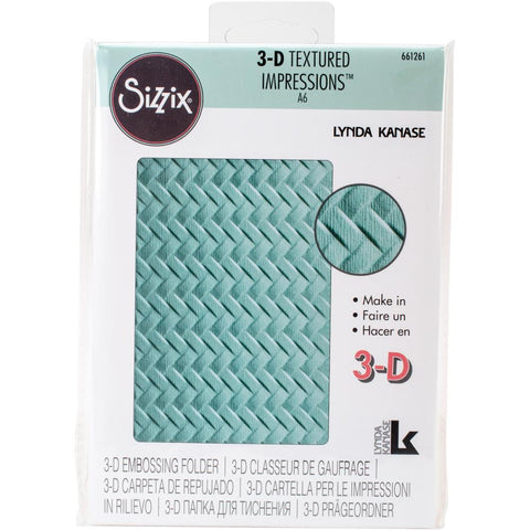 Sizzix - Lynda Kanase 3D Textured Impressions - Woven