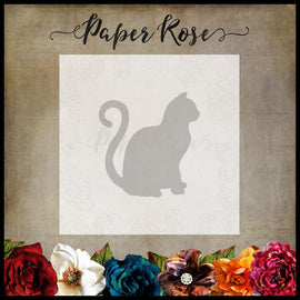 Paper Rose - Sitting Cat Large Die