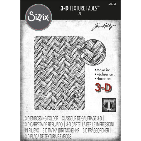 Sizzix - Tim Holtz 3D Textured Fades - Intertwine