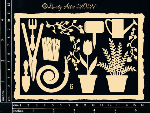 Dusty Attic - "Creative Frame #6 - Garden"