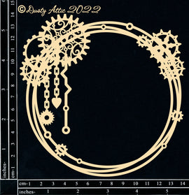 Dusty Attic - "Industrial Frame Circle"