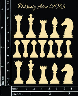 Dusty Attic - "Mini Chess Pieces"