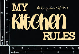 Dusty Attic - "Words - My Kitchen Rules"