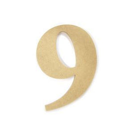 Kaisercraft 9cm Wood Numbers - 9