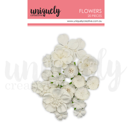 Uniquely Creative - Flowers - White