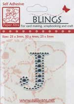 Sullivans - Rhinestone Alphas - J