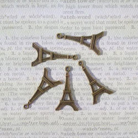 Artfull Embellies Charms - Eiffel Towers - Antique Bronze