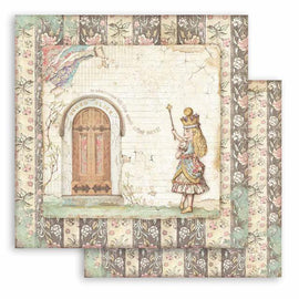 Stamperia - Alice Through the Looking Glass - 12x12 Paper "Door" (ETA Mid July)