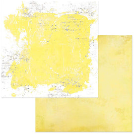 49 and Market - Spectrum Sherbet - 12x12 Paper Solids "Lemon"