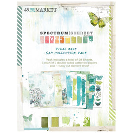 49 and Market - Spectrum Sherbet - 6x8 Collection Pack "Tidal Wave"