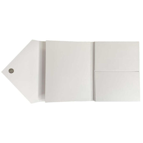 49 and Market - Envelope Gatefold Flip Folio - White