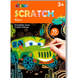 Avenir - Mini Scratch Cards - Cars (15pk)