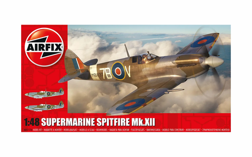 Airfix - Model Kit - Supermarine Spitfire MK.XII 1:48 (Skill Level 2)