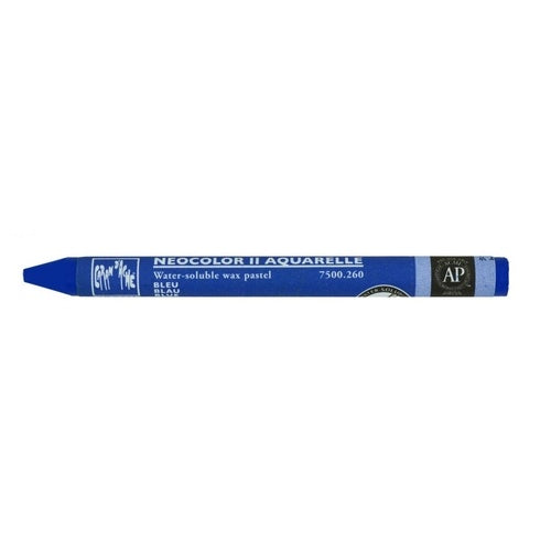 Caran D'Ache - Neocolor II Water Soluable Wax Pastel - Blue (1pc)