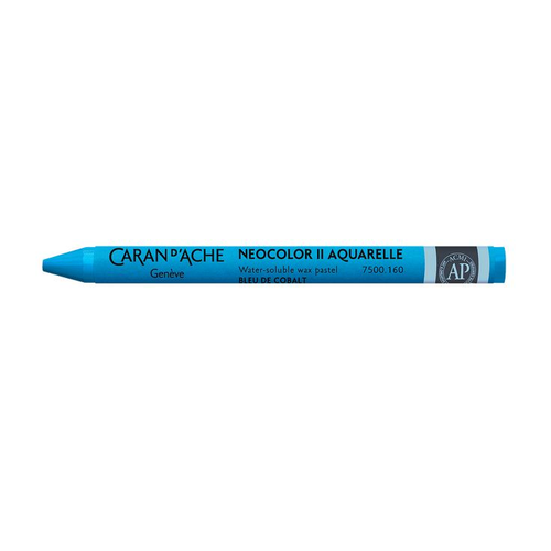 Caran D'Ache - Neocolor II Water Soluable Wax Pastel - Cobalt Blue (1pc)