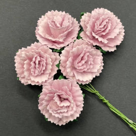 Carnations - Mauve 25mm (5pk)