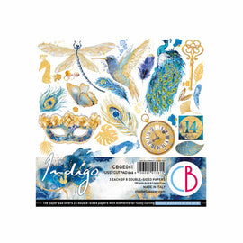 Ciao Bella - Indigo - 6x6 Fussy Cut Pad