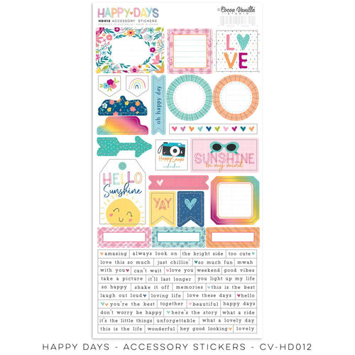 Cocoa Vanilla - Happy Days - Sticker Sheet