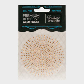 Couture Creations - Adhesive Gemstones - 2mm Champagne (424pk)