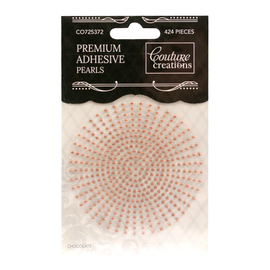 Couture Creations - Adhesive Pearls - 2mm Chocolate (424pk)