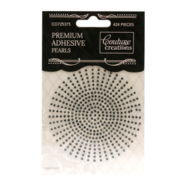 Couture Creations - Adhesive Pearls - 2mm Navy Blue (424pk)