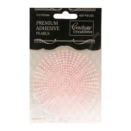 Couture Creations - Adhesive Pearls - 2mm Vintage Pink (424pk)