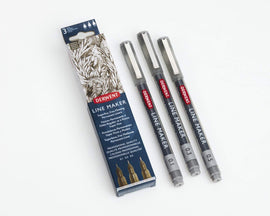 Derwent - Graphik Line Maker - Graphite (3pk)