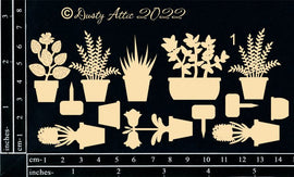 Dusty Attic - "Mini Pot Plants #1"