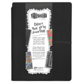 Ranger - Dyan Reaveley's Dylusions Black Dot Grid Journal 8.625 x 8.625