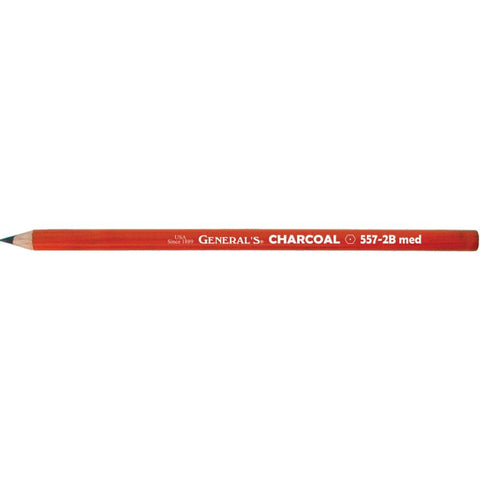 General Pencil - Charcoal Pencils 2B (2pc)