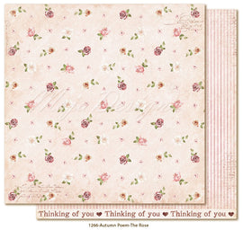 Maja Design - Autumn Poem - 12x12 paper "The Rose"