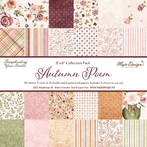 Maja Design - Autumn Poem - 6x6 Collection Pack (36 Sheets)