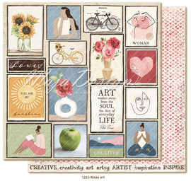 Maja Design - Everyday Life - 12x12 Paper "Make Art"