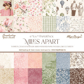 Maja Design - Miles Apart - 6x6 Collection Pack (36 Sheets)