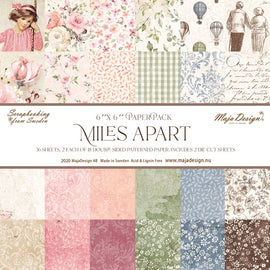 Maja Design - Miles Apart - 6x6 Collection Pack (36 Sheets)