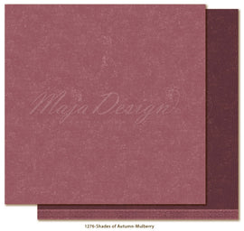 Maja Design - Monochromes - Shades of Autumn - 12x12 paper "Mulberry"