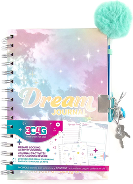 Make It Real - Three Cheers for Girls - Dreams Locking Activity Journal