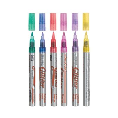 Marvy - DecoColor - Glitter Paint Markers (6pk)