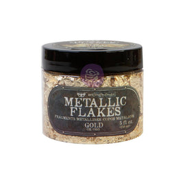 Prima Marketing - Finnabair Art Ingredients - Metallic Flakes - Gold