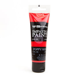 Prima Marketing - Finnabair Art Alchemy - Impasto Paint - Poppy Red