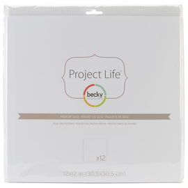 Project Life - 12x12 Page Protectors (12 Pack)