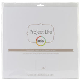 Project Life - 12x12 Page Protectors (12 Pack)