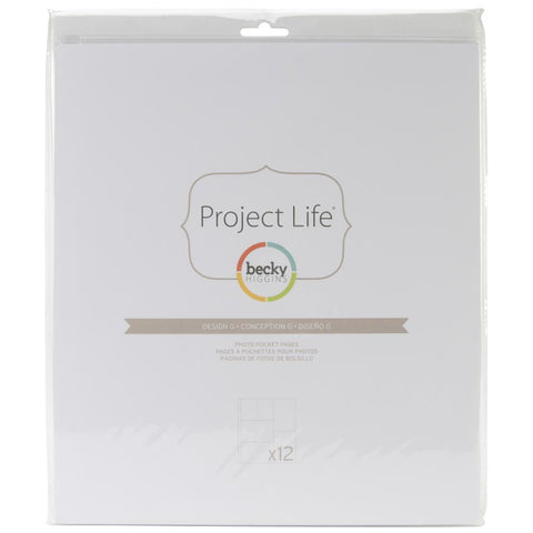 Project Life - Design G Photo Pocket Pages (10.5" x 12")
