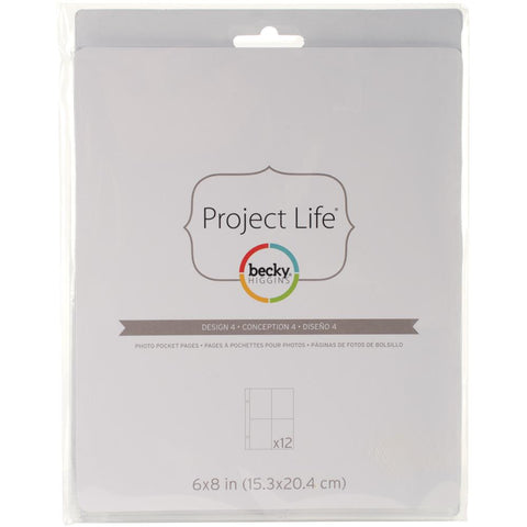 Project Life - 6x8 Photo Pocket Pages - Design 4