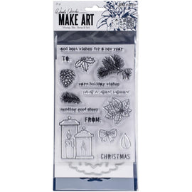 Ranger - Wendy Vecchi - Make Art Stamp, Die & Stencil Set - Warm Wishes