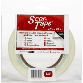 Scor Pal - Scor Tape - Double Sided Tape 1/8 Inch