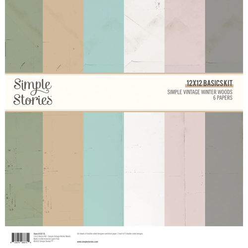 Simple Stories - Simple Vintage Winter Woods - 12x12 Basics Kit