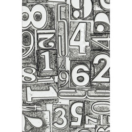 Sizzix - Tim Holtz 3D Textured Fades A6 - Numbered